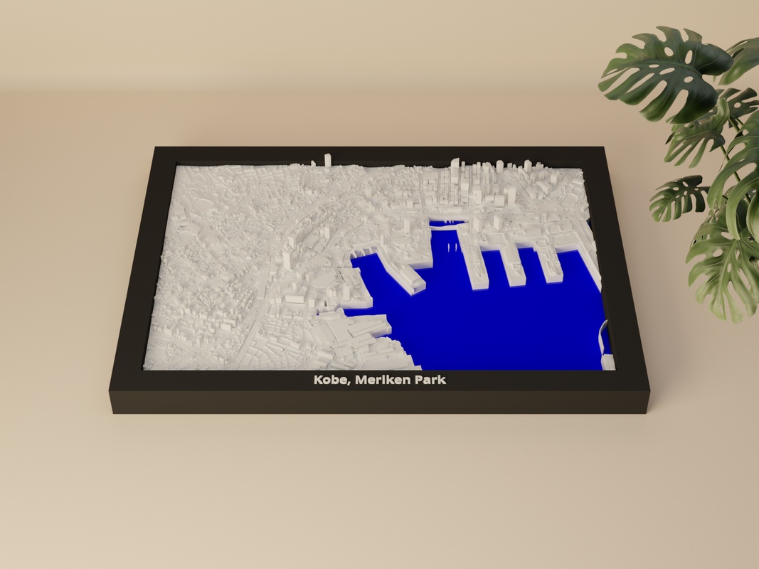 Kobe, Meriken Park render