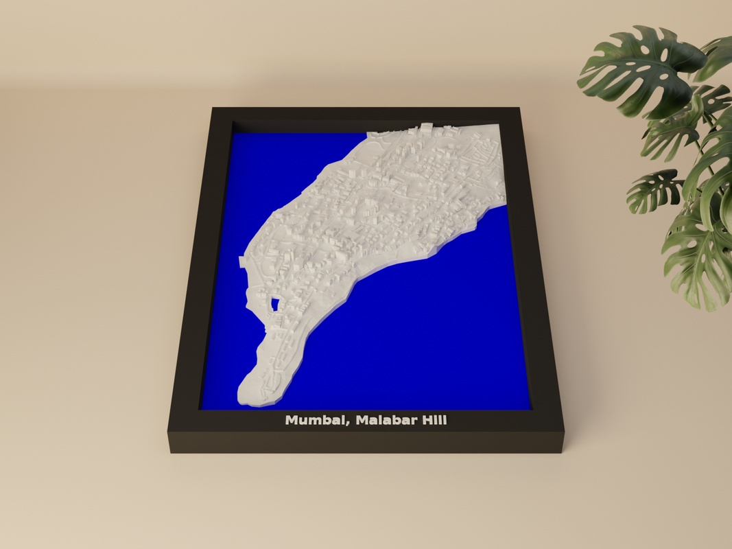 Mumbai, Malabar Hill render
