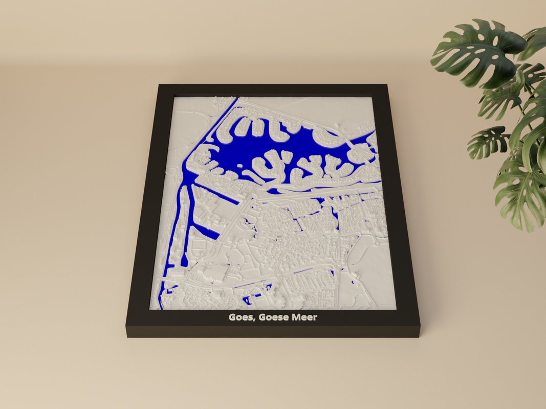 Goes, Goese Meer render