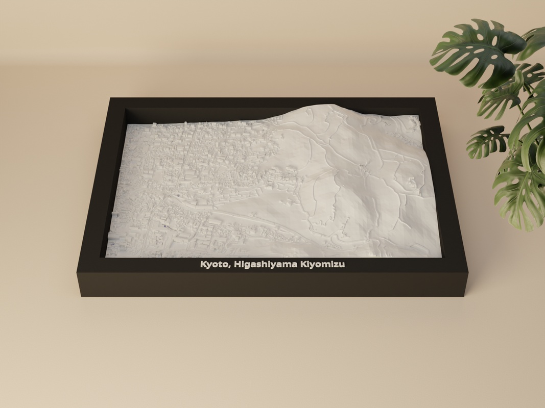 Kyoto, Higashiyama Kiyomizu render