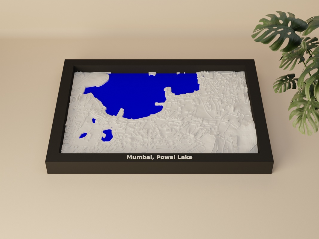 Mumbai, Powai Lake render
