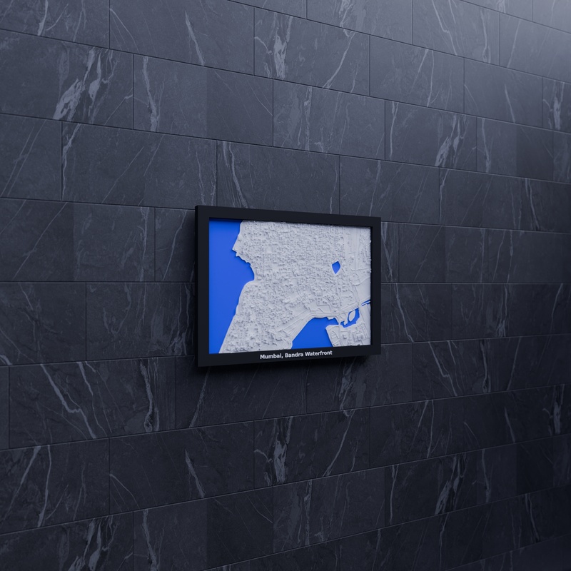 Mumbai, Bandra Waterfront render