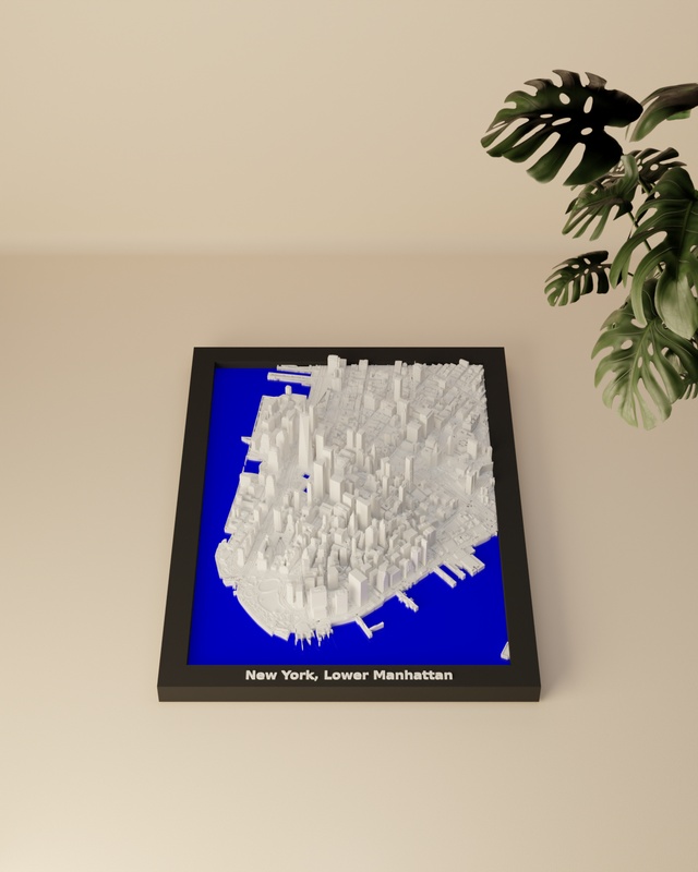 New York, Lower Manhattan render