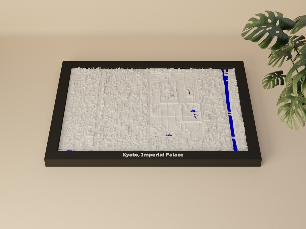 Kyoto, Imperial Palace render