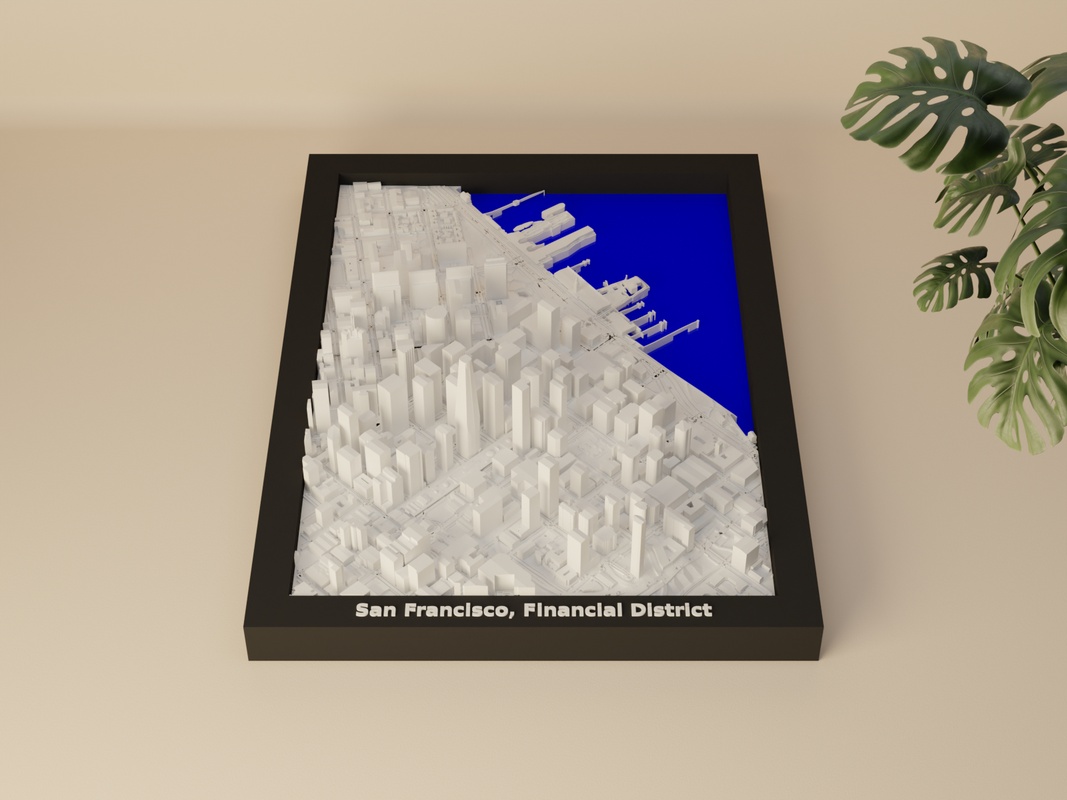 San Francisco, Financial District render