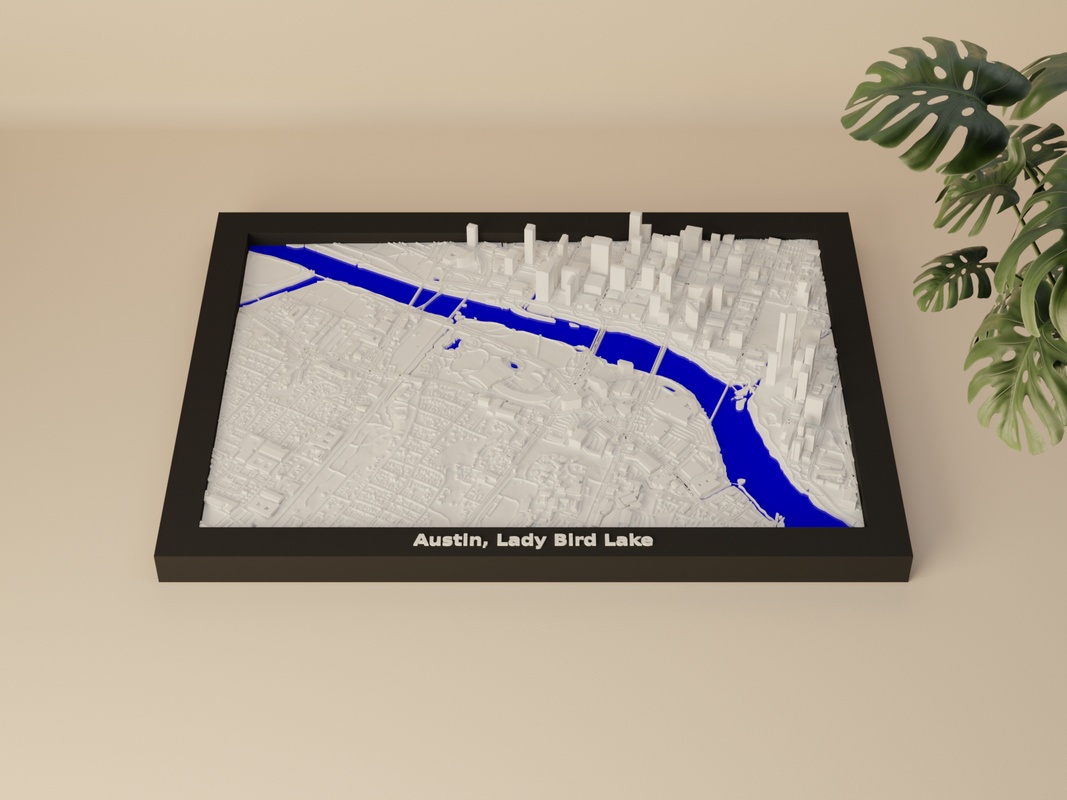 Austin, Lady Bird Lake render