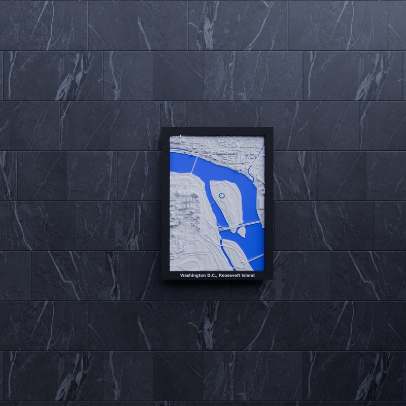 Washington D.C., Roosevelt Island render